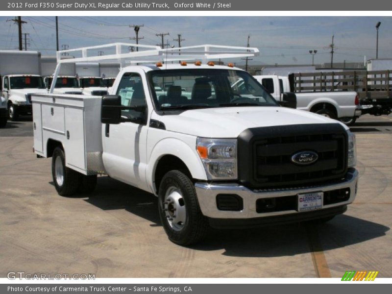 Front 3/4 View of 2012 F350 Super Duty XL Regular Cab Utility Truck