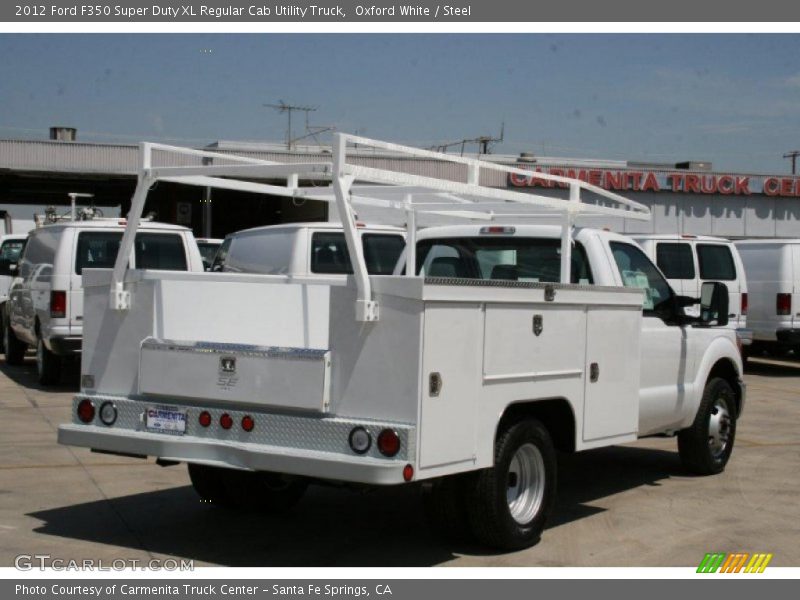 Oxford White / Steel 2012 Ford F350 Super Duty XL Regular Cab Utility Truck