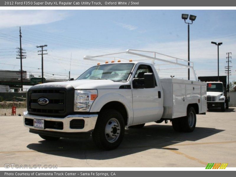 Oxford White / Steel 2012 Ford F350 Super Duty XL Regular Cab Utility Truck
