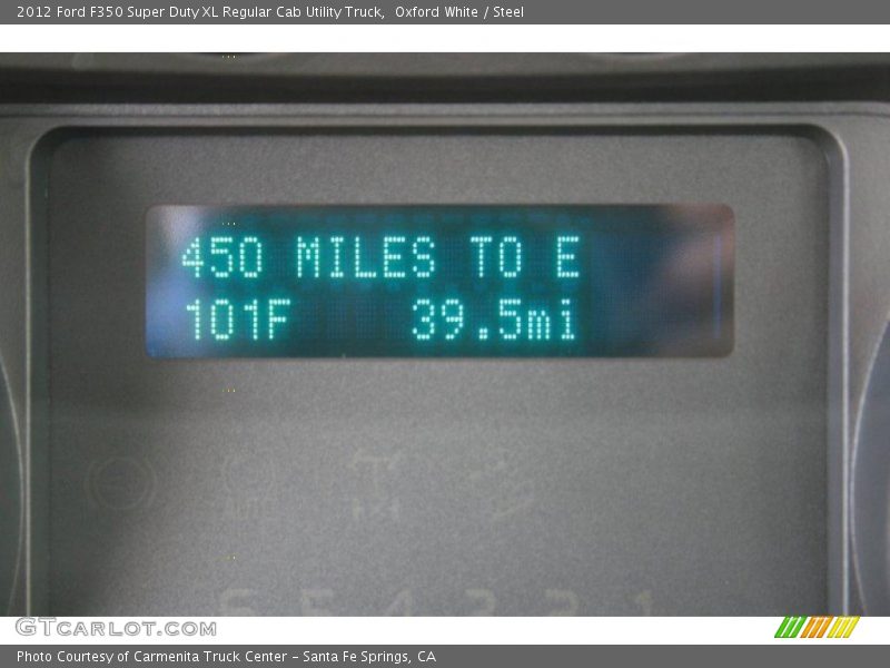 Oxford White / Steel 2012 Ford F350 Super Duty XL Regular Cab Utility Truck