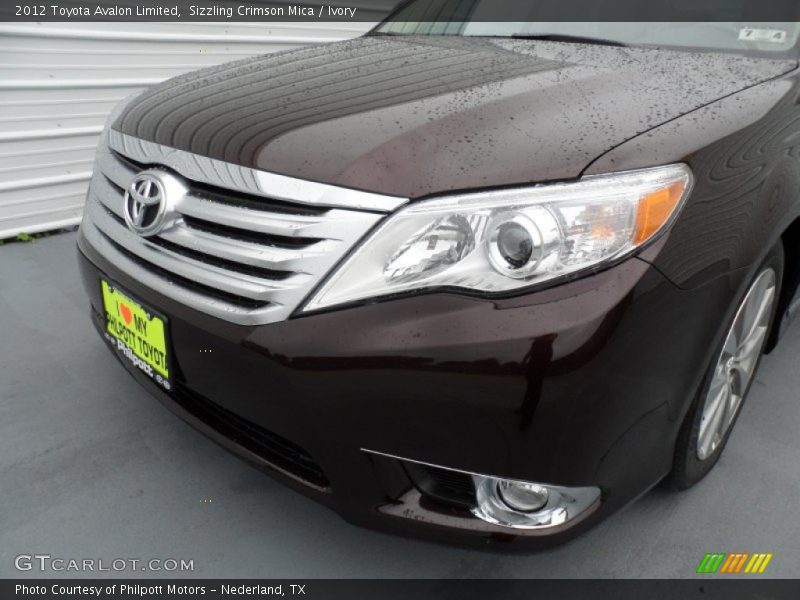 Sizzling Crimson Mica / Ivory 2012 Toyota Avalon Limited