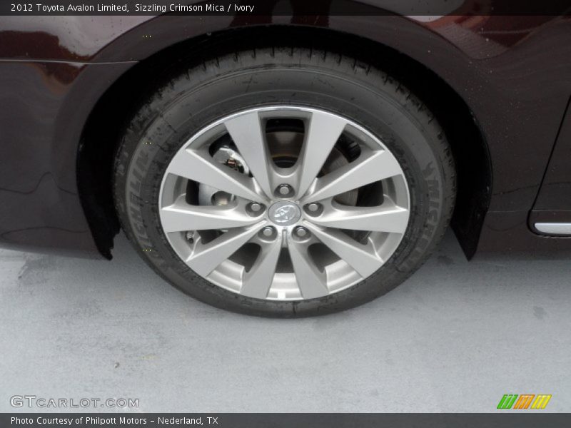 Sizzling Crimson Mica / Ivory 2012 Toyota Avalon Limited