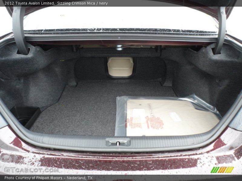 Sizzling Crimson Mica / Ivory 2012 Toyota Avalon Limited