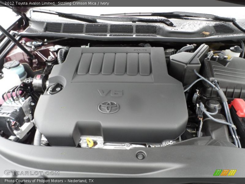 Sizzling Crimson Mica / Ivory 2012 Toyota Avalon Limited