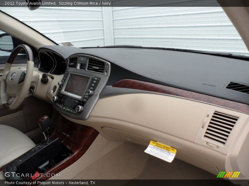 Sizzling Crimson Mica / Ivory 2012 Toyota Avalon Limited