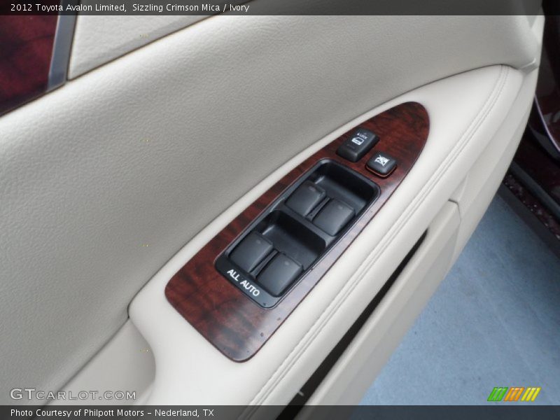 Sizzling Crimson Mica / Ivory 2012 Toyota Avalon Limited