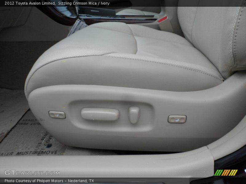 Sizzling Crimson Mica / Ivory 2012 Toyota Avalon Limited