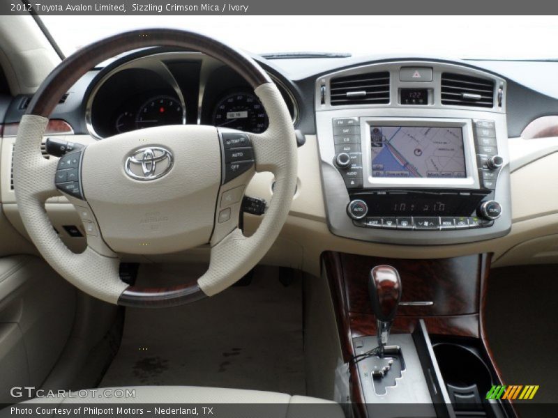 Sizzling Crimson Mica / Ivory 2012 Toyota Avalon Limited