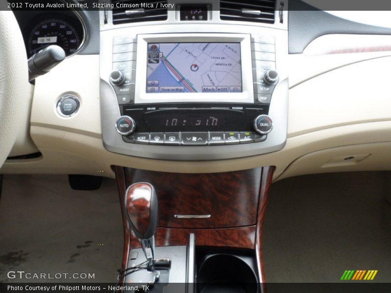 Sizzling Crimson Mica / Ivory 2012 Toyota Avalon Limited