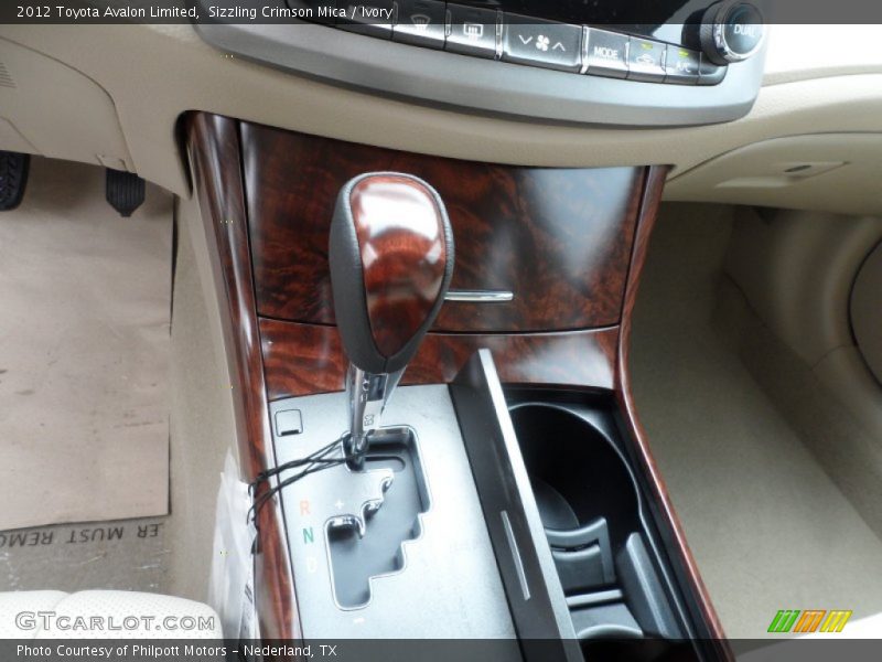 Sizzling Crimson Mica / Ivory 2012 Toyota Avalon Limited