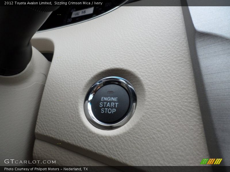 Sizzling Crimson Mica / Ivory 2012 Toyota Avalon Limited