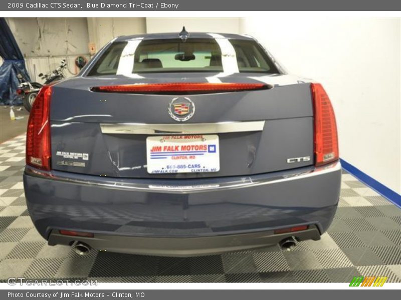 Blue Diamond Tri-Coat / Ebony 2009 Cadillac CTS Sedan