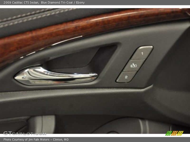 Blue Diamond Tri-Coat / Ebony 2009 Cadillac CTS Sedan