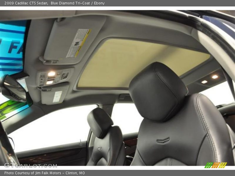 Blue Diamond Tri-Coat / Ebony 2009 Cadillac CTS Sedan