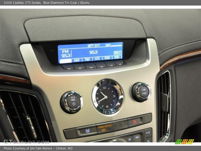 Blue Diamond Tri-Coat / Ebony 2009 Cadillac CTS Sedan