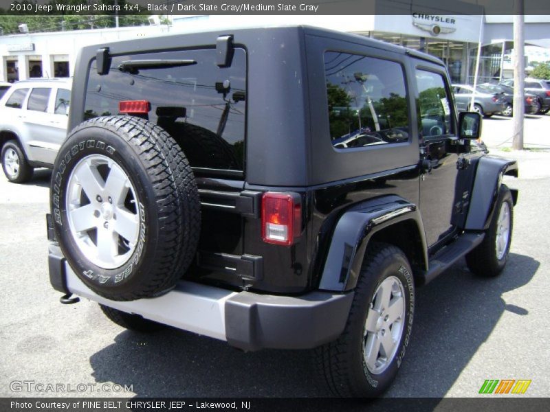 Black / Dark Slate Gray/Medium Slate Gray 2010 Jeep Wrangler Sahara 4x4