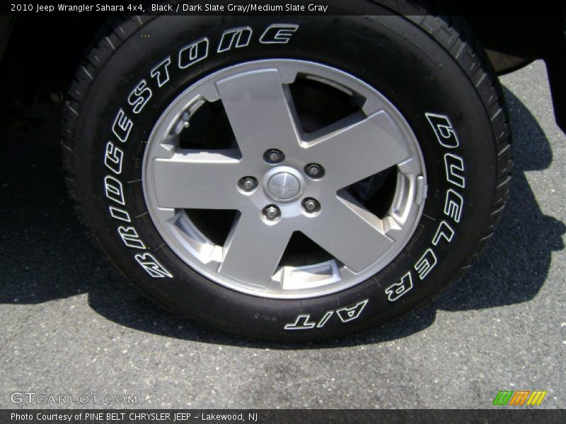 Black / Dark Slate Gray/Medium Slate Gray 2010 Jeep Wrangler Sahara 4x4