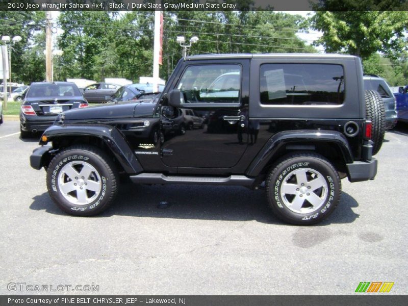 Black / Dark Slate Gray/Medium Slate Gray 2010 Jeep Wrangler Sahara 4x4