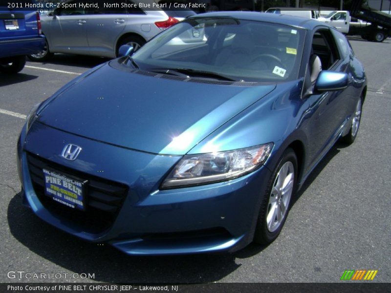 North Shore Blue Pearl / Gray Fabric 2011 Honda CR-Z Sport Hybrid
