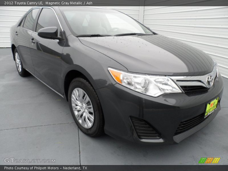 Magnetic Gray Metallic / Ash 2012 Toyota Camry LE