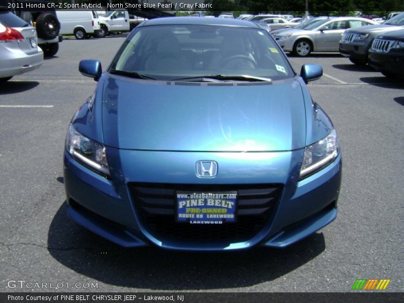 North Shore Blue Pearl / Gray Fabric 2011 Honda CR-Z Sport Hybrid