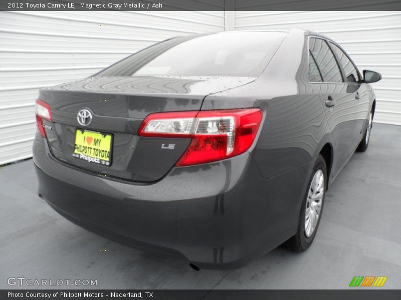 Magnetic Gray Metallic / Ash 2012 Toyota Camry LE