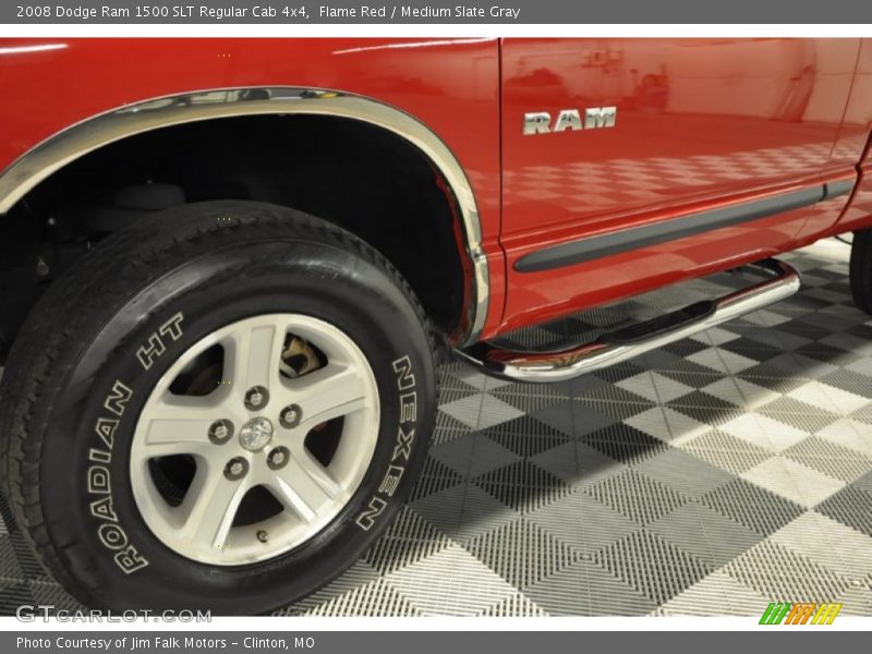 Flame Red / Medium Slate Gray 2008 Dodge Ram 1500 SLT Regular Cab 4x4
