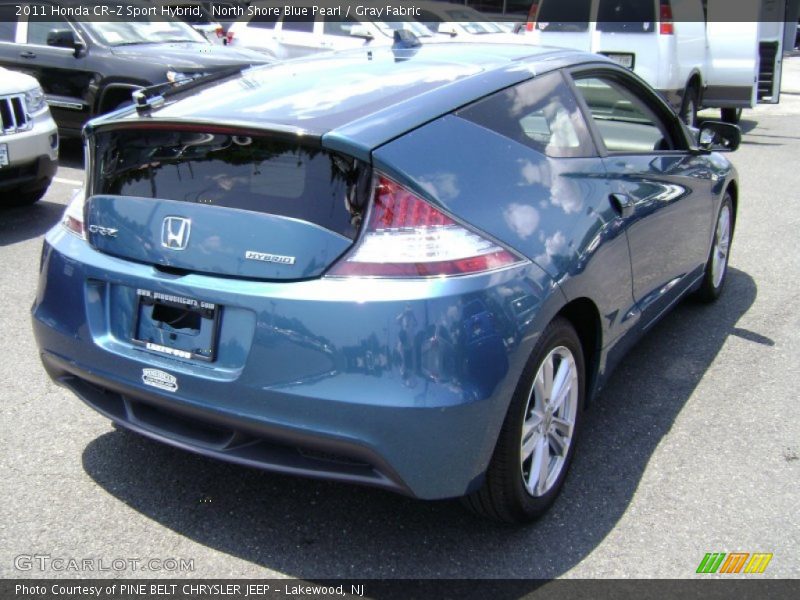 North Shore Blue Pearl / Gray Fabric 2011 Honda CR-Z Sport Hybrid