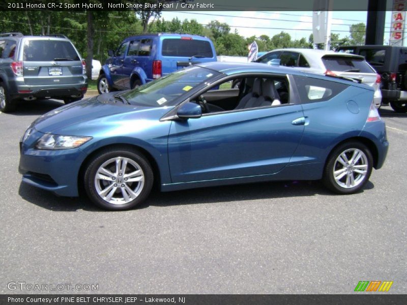 North Shore Blue Pearl / Gray Fabric 2011 Honda CR-Z Sport Hybrid
