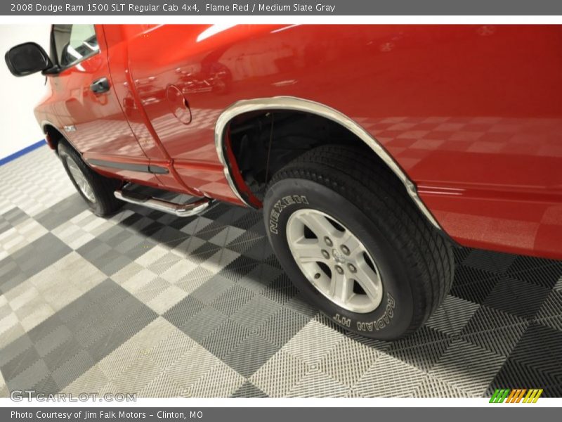 Flame Red / Medium Slate Gray 2008 Dodge Ram 1500 SLT Regular Cab 4x4