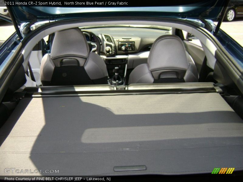North Shore Blue Pearl / Gray Fabric 2011 Honda CR-Z Sport Hybrid