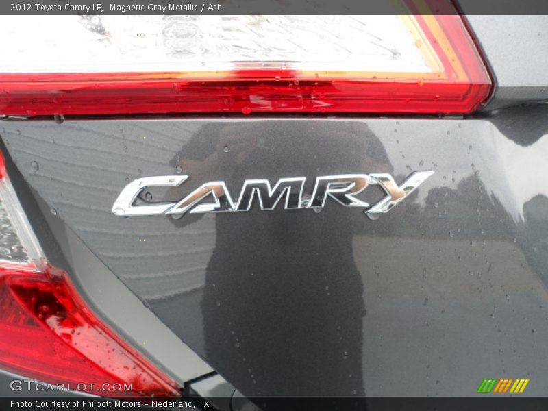 Magnetic Gray Metallic / Ash 2012 Toyota Camry LE