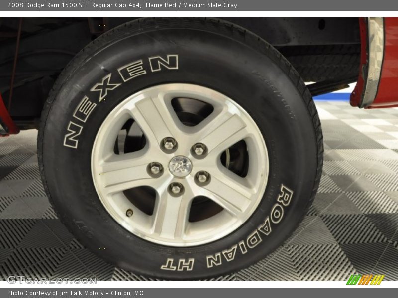 Flame Red / Medium Slate Gray 2008 Dodge Ram 1500 SLT Regular Cab 4x4