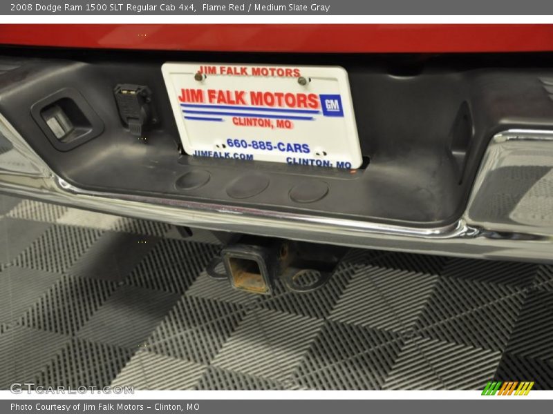 Flame Red / Medium Slate Gray 2008 Dodge Ram 1500 SLT Regular Cab 4x4