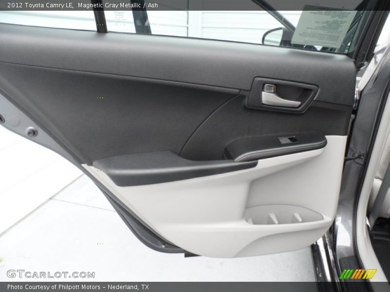 Magnetic Gray Metallic / Ash 2012 Toyota Camry LE