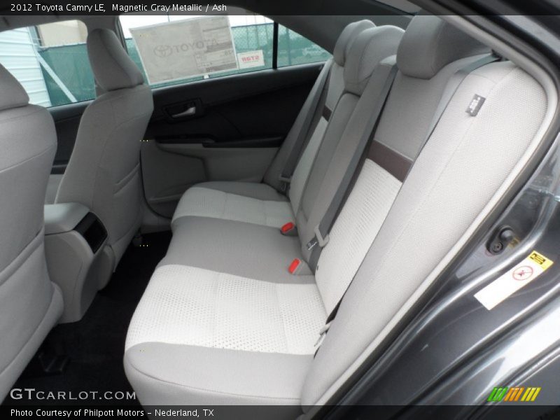 Magnetic Gray Metallic / Ash 2012 Toyota Camry LE