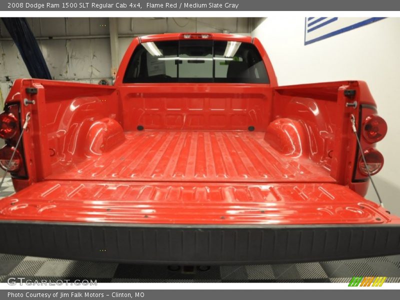 Flame Red / Medium Slate Gray 2008 Dodge Ram 1500 SLT Regular Cab 4x4