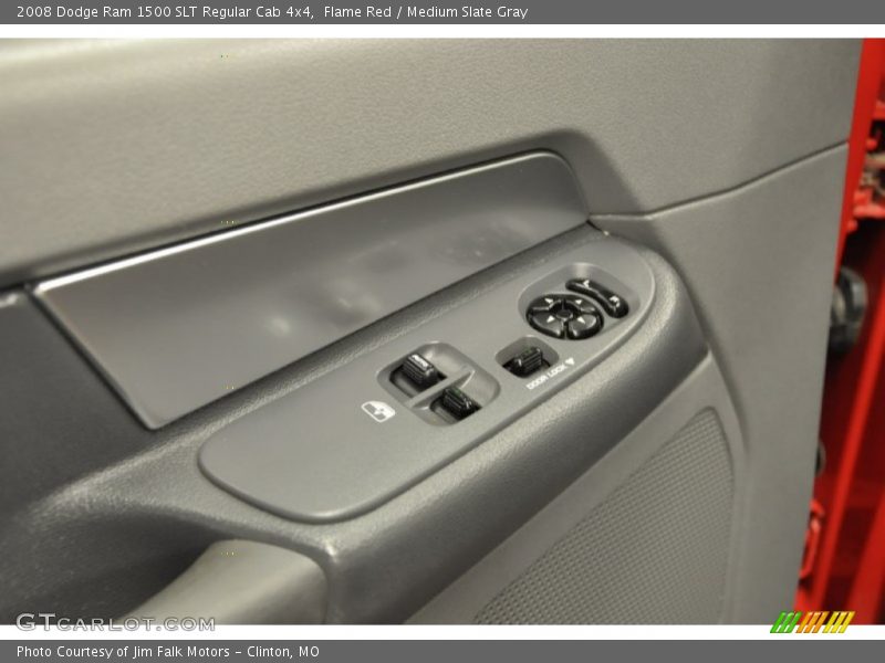 Flame Red / Medium Slate Gray 2008 Dodge Ram 1500 SLT Regular Cab 4x4