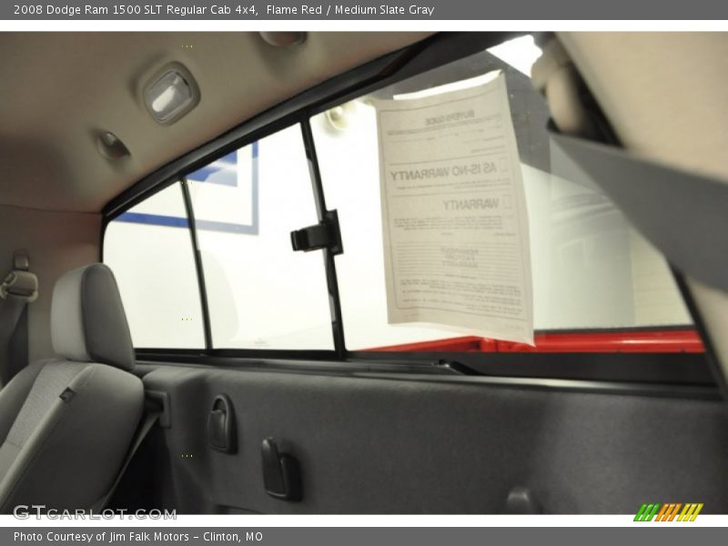 Flame Red / Medium Slate Gray 2008 Dodge Ram 1500 SLT Regular Cab 4x4