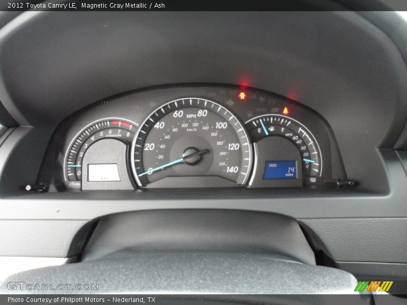Magnetic Gray Metallic / Ash 2012 Toyota Camry LE