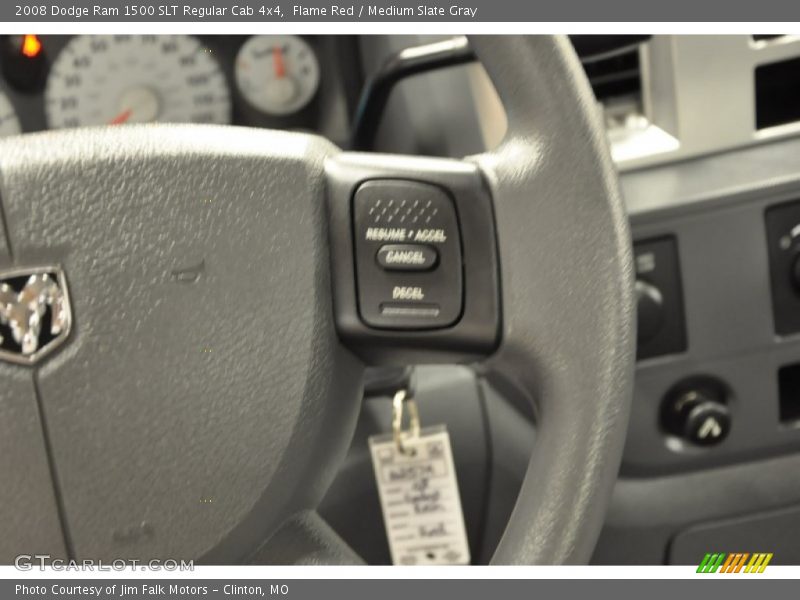 Flame Red / Medium Slate Gray 2008 Dodge Ram 1500 SLT Regular Cab 4x4