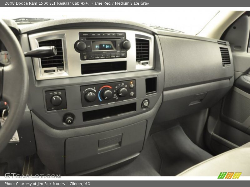 Flame Red / Medium Slate Gray 2008 Dodge Ram 1500 SLT Regular Cab 4x4