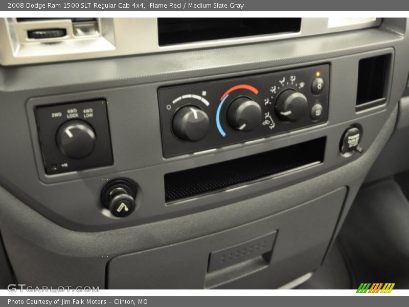 Flame Red / Medium Slate Gray 2008 Dodge Ram 1500 SLT Regular Cab 4x4
