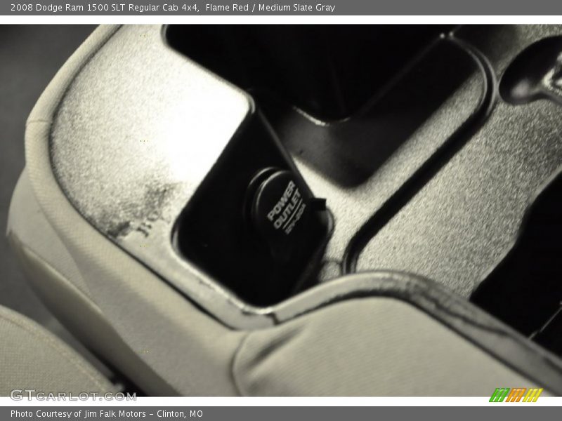 Flame Red / Medium Slate Gray 2008 Dodge Ram 1500 SLT Regular Cab 4x4