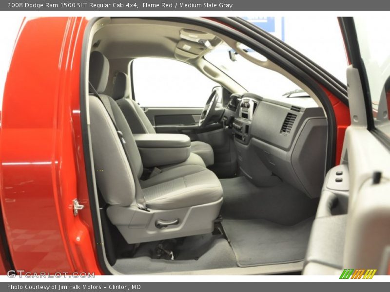 Flame Red / Medium Slate Gray 2008 Dodge Ram 1500 SLT Regular Cab 4x4