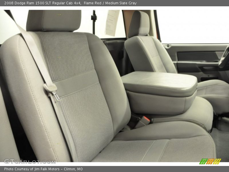 Flame Red / Medium Slate Gray 2008 Dodge Ram 1500 SLT Regular Cab 4x4