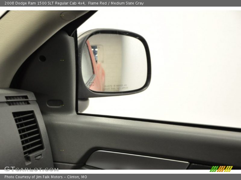 Flame Red / Medium Slate Gray 2008 Dodge Ram 1500 SLT Regular Cab 4x4