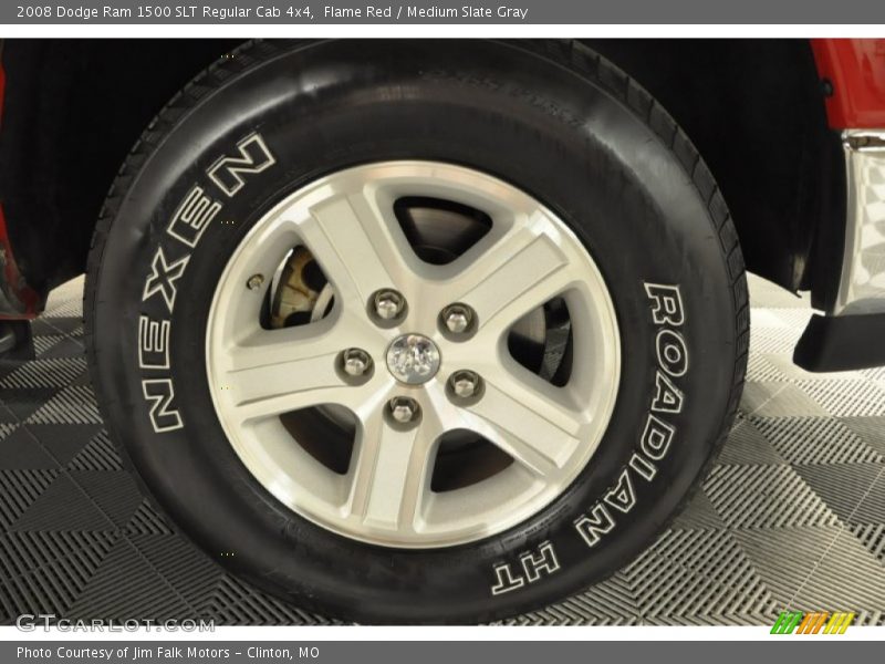 Flame Red / Medium Slate Gray 2008 Dodge Ram 1500 SLT Regular Cab 4x4