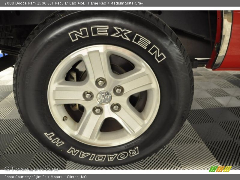Flame Red / Medium Slate Gray 2008 Dodge Ram 1500 SLT Regular Cab 4x4