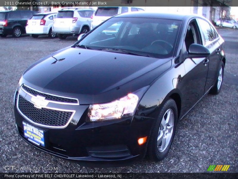 Black Granite Metallic / Jet Black 2011 Chevrolet Cruze LT